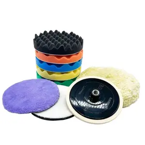 9 pcs Polishing Pad Set 7 inch - For Car Buffer Polisher Sanding,  Polishing - 1689