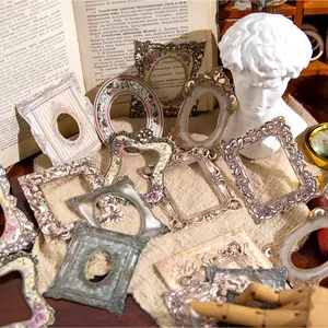 Vintage Frame Scrapbooking Decorative Paper, Ideal for Junk Journals, Scrapbooking, Collage Projects, Creative Planning, Art