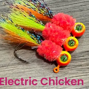 Custom Hand-tied Crappie Jigs