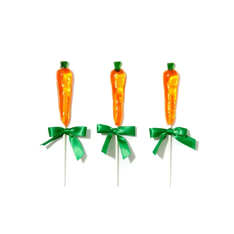 EASTER CARROT LOLLIPOP BOUQUET BUNDLE - 3 carrot lollipops