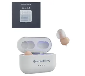 Audien Atom Pro 2 Hearing Aids with Care Kit & Protection Plan