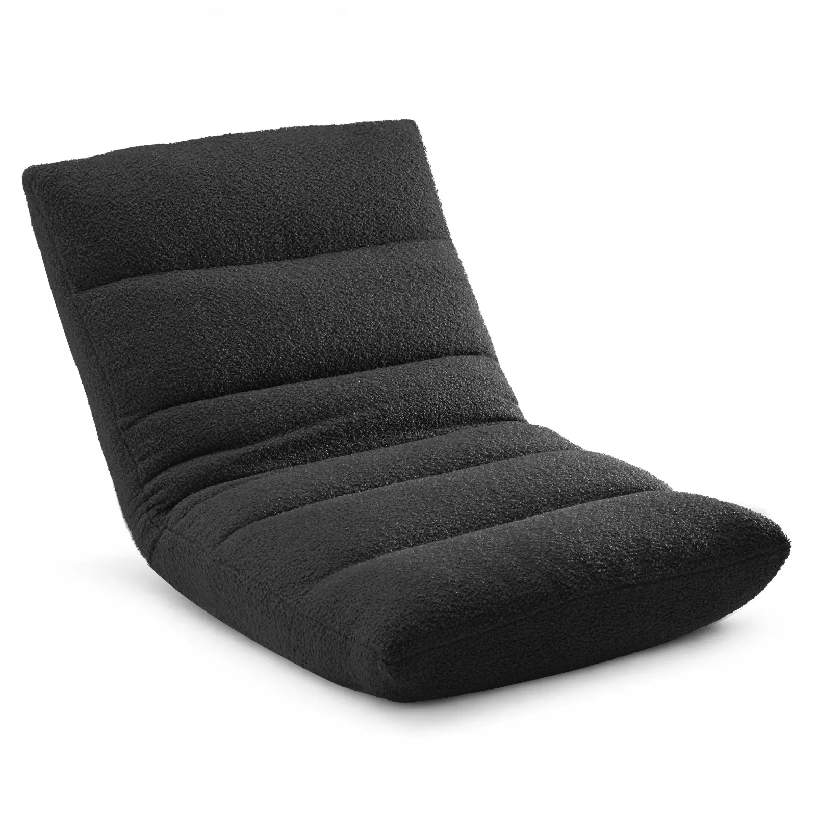 Folding Floor Chair with Back Support, 14 Adjustable Position, Padded Sleeper Bed, Couch Recliner, Gaming Floor Chairs for Adults, Meditation, Living Room