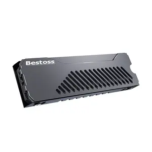 M.2 Heatsink Cooler 2280 SSD, Heatsink for 2280 NVMe with Thermal Silicone Pad, Three Sided Thermal Dissipation for M.2 2280 SSD/PC/PS5 SSD with Heatsink, Aluminum Alloy