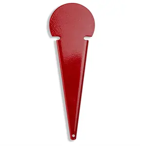 Cannon Sports Red Metal Track and Field Distance Marker