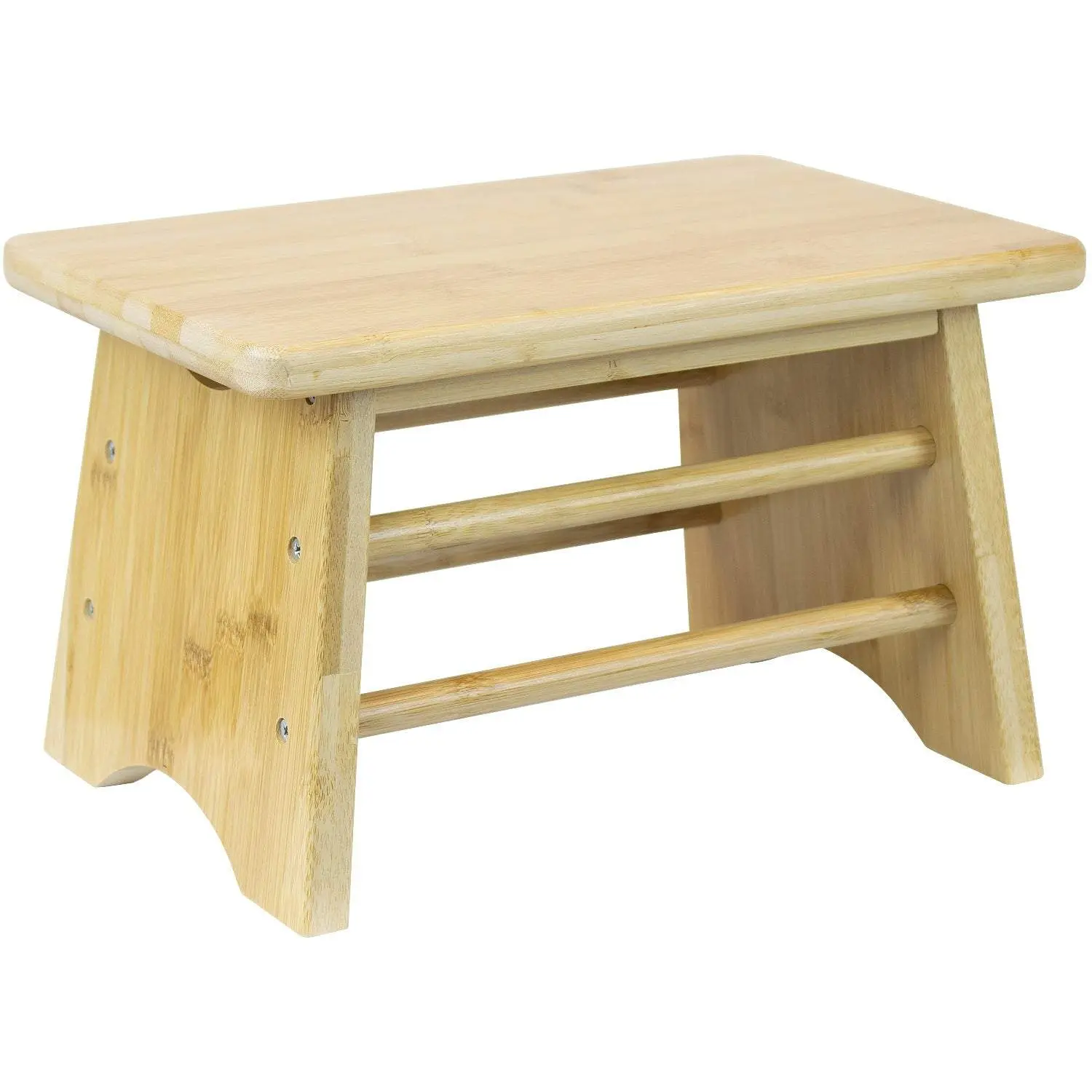 Sorbus Bamboo Step Stool for Potty Training and Reaching High Kitchen Counters, Furniture for Indoor Spaces bedroom furniture