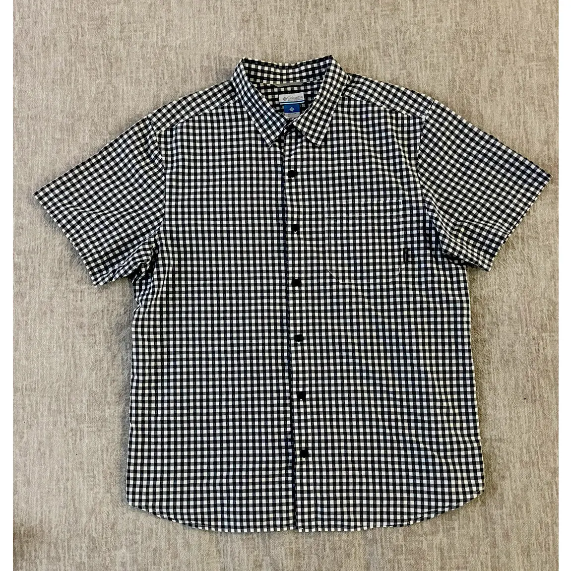 Columbia 69724 short sleeve button down casual shirt Size XL Extra Large - B1