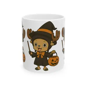 Halloween Chopper Anime Ceramic Mug, (11oz, 15oz)