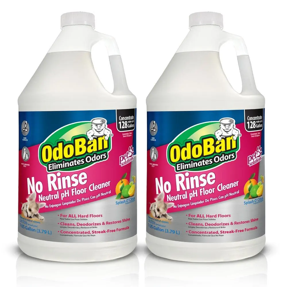 1 Gal. No Rinse Neutral pH Floor Cleaner, Concentrated Hardwood and Laminate Floor Cleaner, Streak Free (2-Pack)