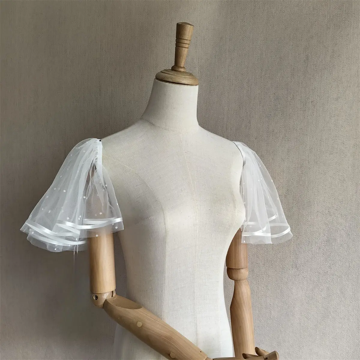 White Detachable Sleeves, Removable Sleeves For Bridal, Wedding Sleeves, Dress Decoration, Custom Color Sleeves Comfort Women