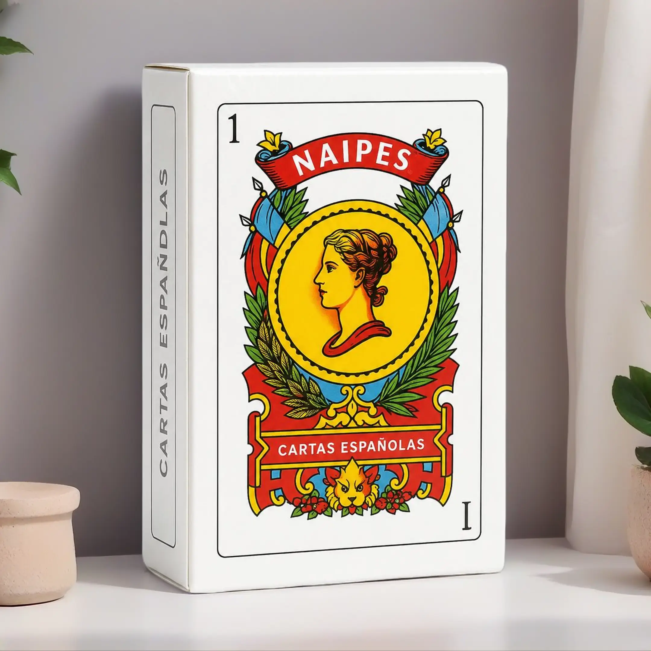 Spanish Playing Cards Barajas Espanolas Traditional Deck for Truco Brisca 31 Card Games Durable Classic Design by SNG888