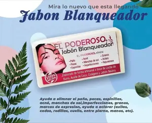 El poderoso jabon Soap, Deeply Cleanses Face