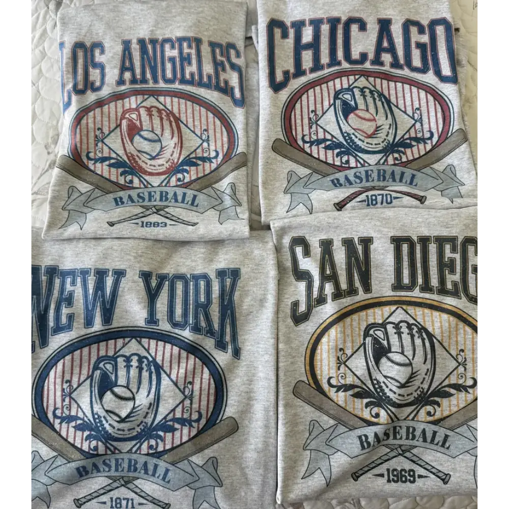 Vintage Baseball T Shirt Comfy T Shirt Graphic Tee Color Ash Grey