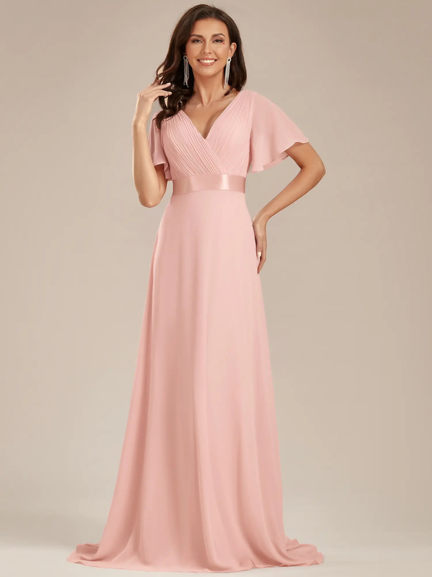 ross dress for less evening gowns Long Off Shoulder A-line Satin Dress by Ladivine 7493 – ABC Fashion main image 0