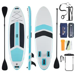 10 ft 5 in Inflatable Stand Up Paddle Board (SUP) for Adults & Youth - Wide Stable Design with Premium SUP Accessories Kit, Non-Slip Comfort Deck, Travel Backpack, Pump & Adjustable Paddle