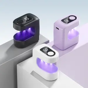 Mini Portable C-Type Nail Lamp, Three Color Options, Fast Drying for Nail Polish, Rechargeable Secondary Battery, Model Xinghao Ys-Mj001, UV Light
