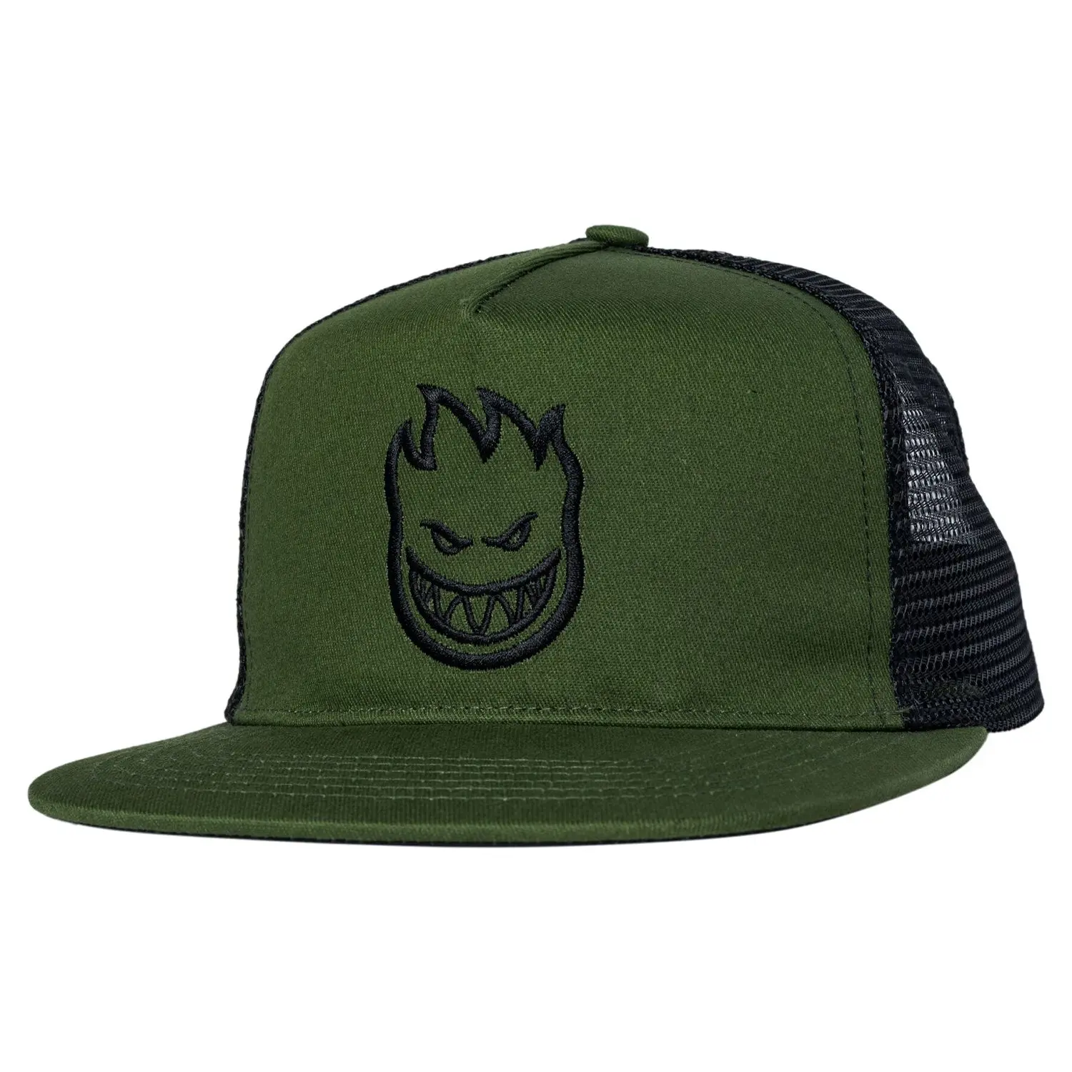 Spitfire Wheels Hat Bighead Snapback Olive(Twill)/Black(Mesh)