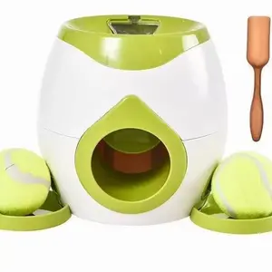 Automatic Dog Ball Launcher – Interactive Tennis Thrower for Small & Medium Dogs with Adjustable Distance