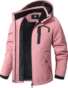 Women's Waterproof Ski Jacket Warm Winter Coat Snowboard Rain Jacket Hooded Windbreaker