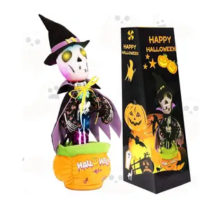 Halloween Skull Toy, Halloween Decorations Volume Adjustment Talking Mimicking Toy Dancing Singing Repeats What You Say TikTokShopBlackFriday