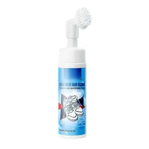 Sneaker Cleaner - Long-lasting Polish 260g, Canvas Shoe Cleaning Spray Brush, Suitable for Fabric, Mesh, Leather, Rubber Repair and Care, Daily Travel Shoe Cleaner, Deep Cleaning Shoe Brush.