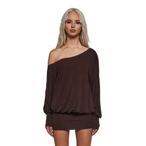 Milana Mini Dress - Brown