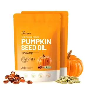 【2X】Pumpkin Seed Oil with Saw Palmetto Capsules I Essential Fatty Acids & Phytosterols  300 SoftgelsSupports Hair, Urinary, Bladder & Prostate Health, Non-GMO Healthcare Dietary Healthcare Dietary Phytonutrient
