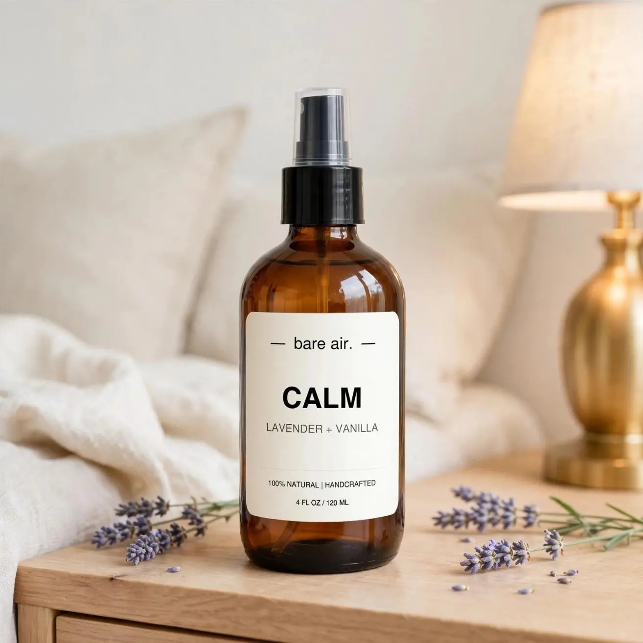 Calm Room Spray - Lavender Eucalyptus Linen Spray, Relaxing Mist