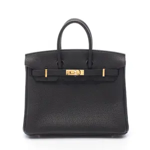 Pre-owned HERMÈS Calfskin Shoulder Bags Hermes Birkin25 Togo