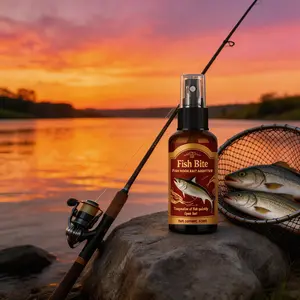 Quick Strike Fish Attractant Spray 60ML, High Concentration Bait Additive, Rapid Fishing Scent Dispersion, Ideal for Anglers