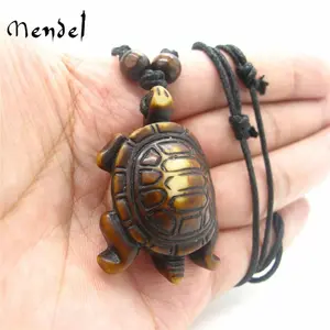 Unisex Large Sea Turtle Pendant Necklace Men's Jewelry Free Shipping Unique Design Sea Life Inspired Accessory