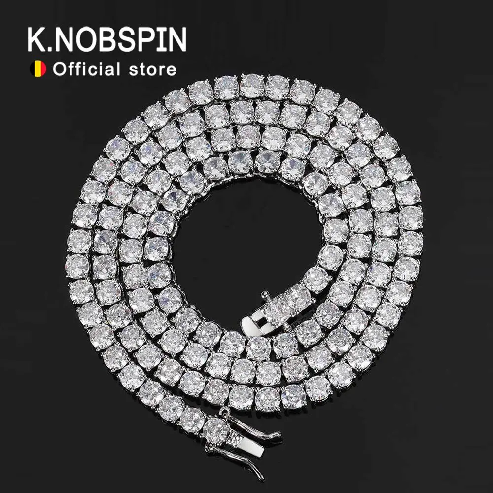 Round Cut White Diamond Choker Tennis Necklace For Women's  White Gold Finish 925 Sterling