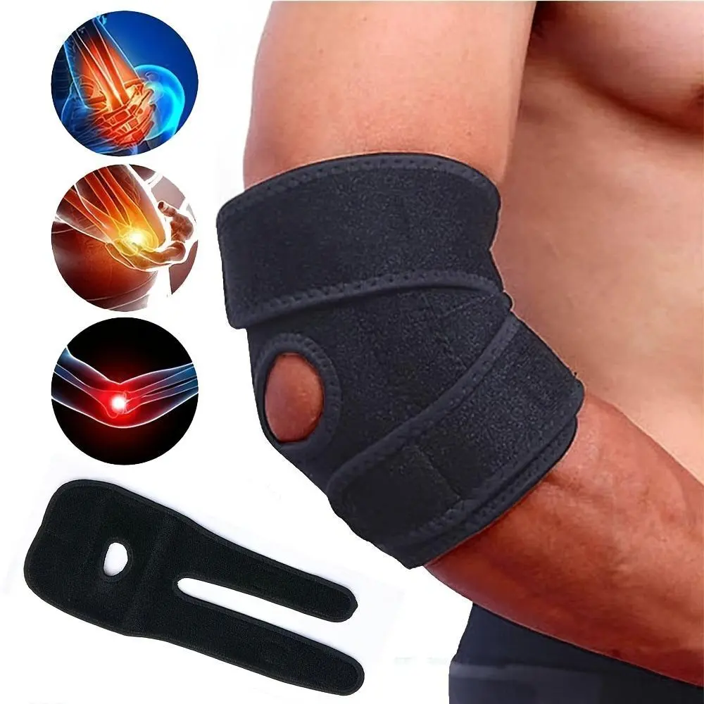 Sports Breathable Elbow Support Pad, Soft Elbow Pad for Tennis Basketball, Basketball Accessory and Outdoor Sports Accessories, Sports Elbow Sleeves, Basketball Gear