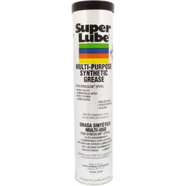 NLGI 2 Synthetic General Purpose Grease, 400g Pre-Filled Cartridge, High-Temp 450°F Food Grade Lubricant, Translucent White for Outdoor Equipment & Cycling