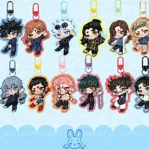 Sorcerer Anime Inspired Colorful Acrylic Keychains (NOT COMBO)