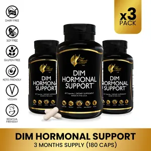 3 Bottles of Coco March N.M.D DIM Hormonal Balance Support, Diindolylmethane Wellness Supplement Healthcare Fitness Dietary Edible 3 Bottles of Coco March N.M.D DIM Hormonal Balance Support, Diindolylmethane Wellness Supplement Healthcare Fitness Dietary Edible