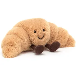 Jellycat Amuseables Croissant Plush 8.5 inch Soft and Cuddly Pastry-Inspired Collectible, Perfect for Decor, Gifts, or Plush Enthusiasts
