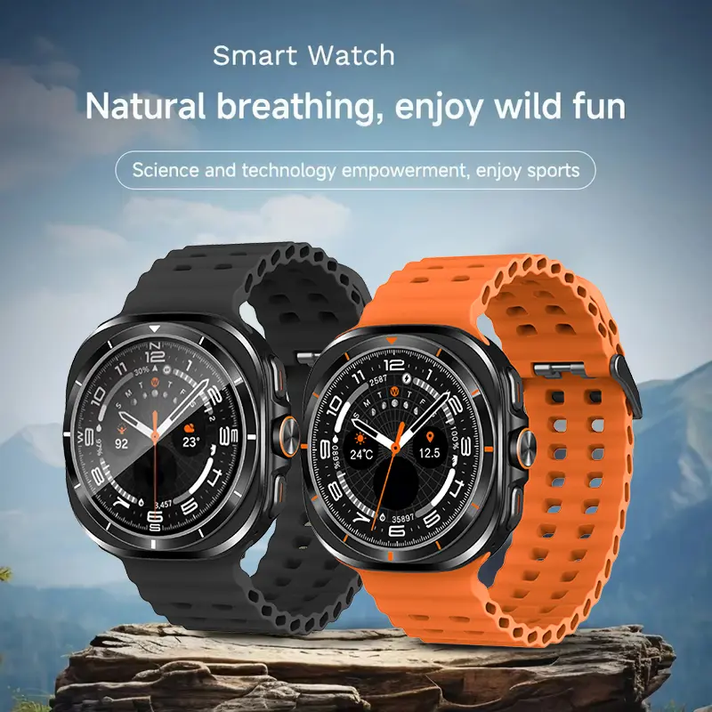 Multifunctional Digital Smartwatch for Men - 1.43'' Touchscreen Wearable Device, Bluetooth Call, Step Counting, Sleep Tracking, Smartwatch for Fitness Compatible with Android & iPhone, Devices
