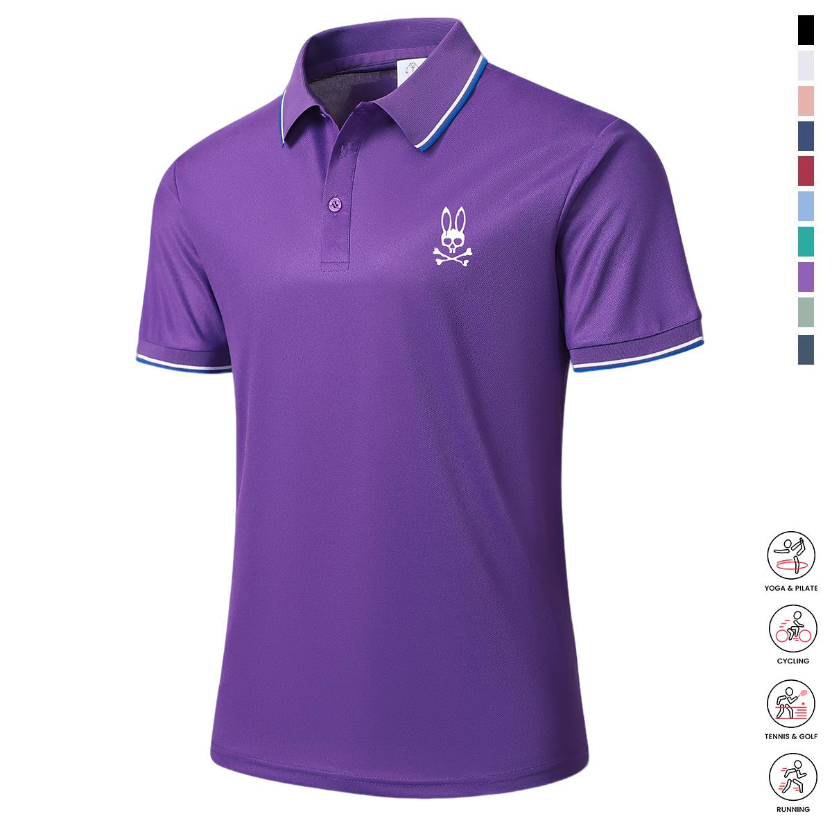 Men’s casual short-sleeve polo shirt set, 4 pieces, mixed colors; printed polo shirts, breathable and cool, suitable for all seasons—an ideal choice for holiday gifts.,summerwins,father'sdaygifts Activewear Shortsleeve Men’s casual short-sleeve polo shirt set, 4 pieces, mixed colors; printed polo shirts, breathable and cool, suitable for all seasons—an ideal choice for holiday gifts.,summerwins,father'sdaygifts Activewear Shortsleeve