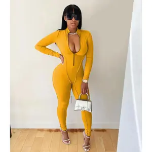 Solid 1-Piece (Fitted) Yellow