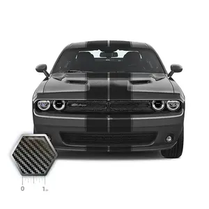 Dual 11" w/pins Racing Stripes Self Healing Vinyl fits Dodge Challenger 08 - 23