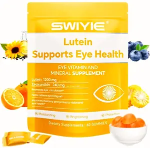 Swiyie Lutein & Zeaxanthin Gummies - Eye Health Supplement with Astaxanthin, Vitamin A C E- Blue Light Defense, Vision Support, Berry Flavor - 60 Gummies Healthcare Dietary Fitness Edible vit b12 dietary edible fitness swivie lutein collagen Colagen