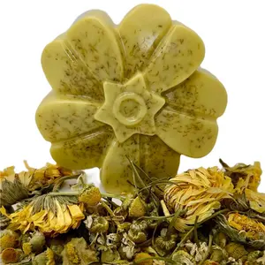 Jabón de Manzanilla y Caléndula sin Químicos sin Parabenos