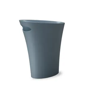 Umbra Skinny Trash Can, Compact Design with Integrated Handle -  Easy Storage and Cleanliness Garbage Organizing