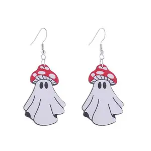 Mushroom Ghost Earrings
