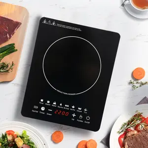 RR915 Portable Induction Cooktop 750W, 8 Power Levels & Touch Control with Timer (140-464°F, 180 Min), for Dorm RV Home Kitchen Countertop