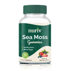 Nuriv Wellness Irish Sea Moss Gummies - Strawberry & Mixed Berry Flavors