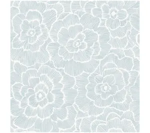 NuWallpaper Saraya Blue Peel and Stick Wallpaper