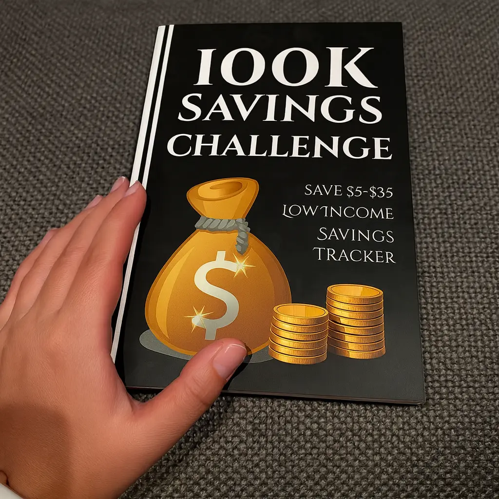 100k Savings Challenge Book - Savings Challenge Planner, Ultimate Guide to Save $100,000 with Fun Easy Tracking, Financial Tracker, Goal Tracker, Money Management Organizer, Personal Finance Tool