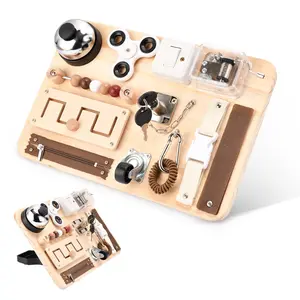 Dementia Activities for Seniors-Fidget Busy Board-Alzheimers Products for Elderly-Memory Games for Autism Adult-Dementia Gadgets-Sensory ADHD Toys-Anxiety Relief Items-Gift for Seniors