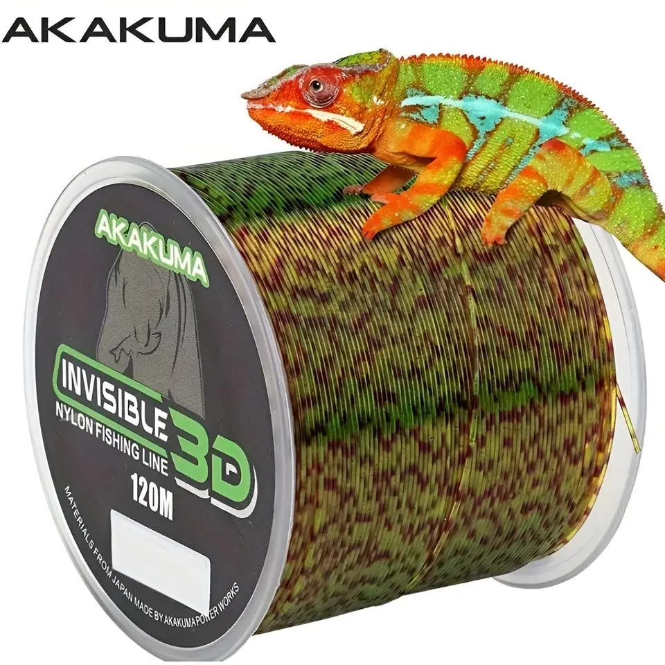 Invisible Fishing Line 120m-300m - Superior 3D Camouflaged Monofilament